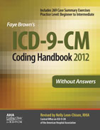 ICD-9-CM Coding Handbook without Answers, 2012 Revised Edition